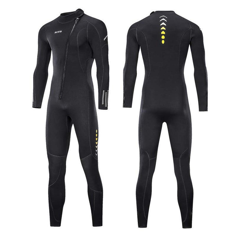 ZCCO Ultra Stretch 3mm Neoprene Wetsuit, Front Zip Full Body Diving Suit, one Piece for Men & Women-Snorkeling, Scuba Diving Swimming, Surfing - Image 2
